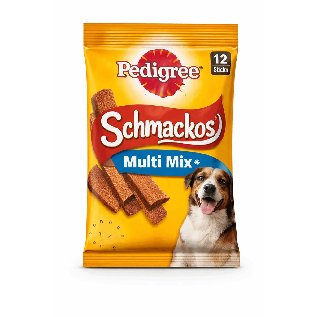 Pedigree Schmackos Multi Mix Dog Treats 12 Pk, 86 G (Pack of 18)