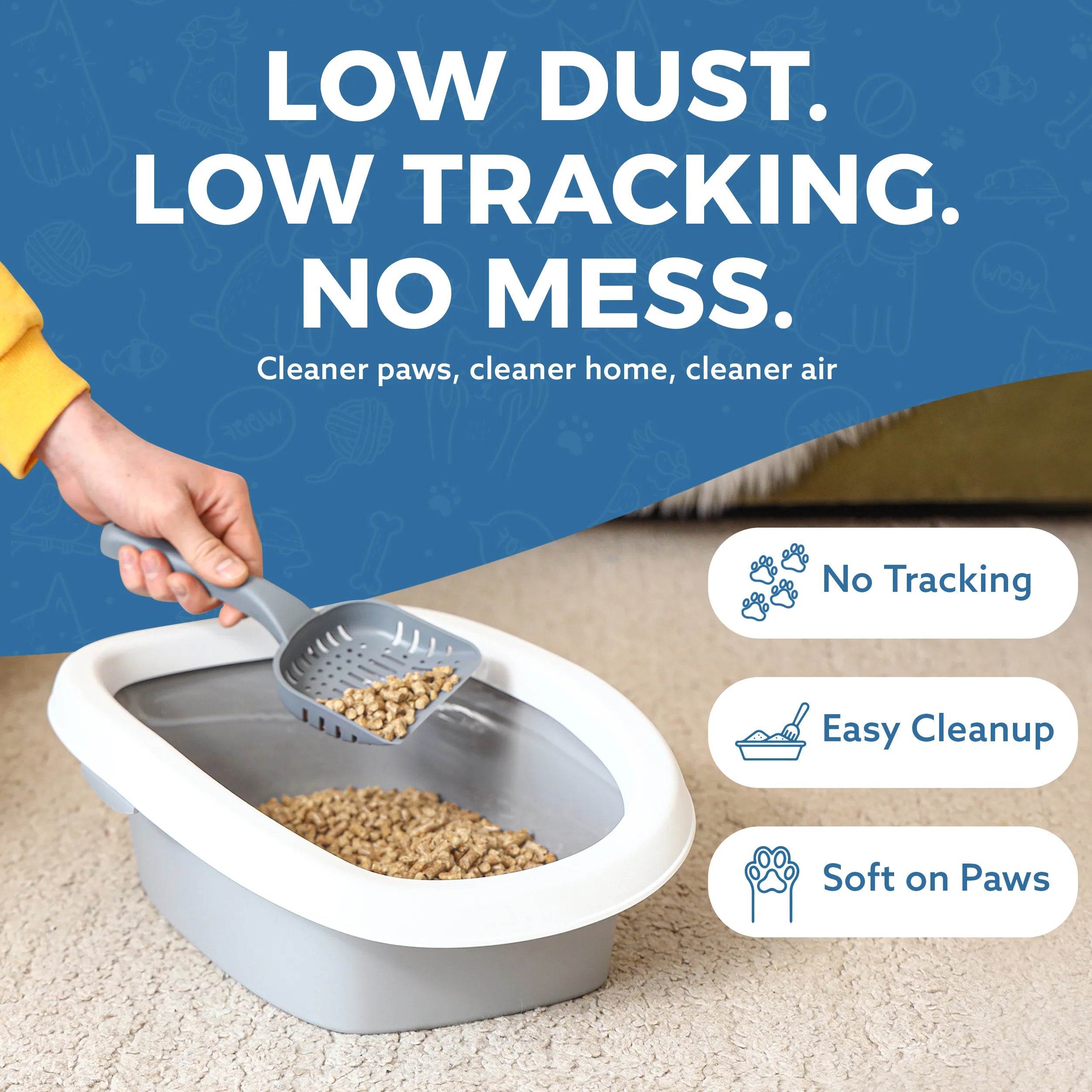 bvbv30L Premium Cat Litter - Ultra Absorbent Wood Pellets, Natural Fresh Scent - Soft Bedding for Comfort, Odour Control - Made from Virgin Wood - Scandinavian Timber Aromahghhgh